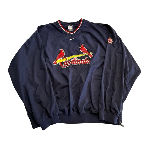 Nike Pullover Windbreaker St. Louis Cardinals MLB Size XL - Picture 1 of 4